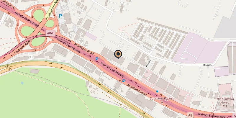 Map showing the Nairobi Office at Vision Plaza, Mombasa Road